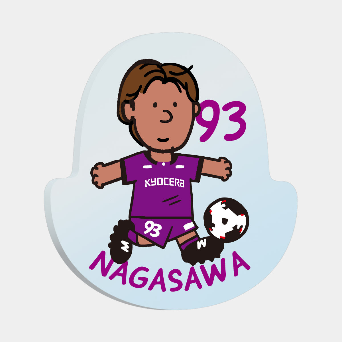 ゆるプチ選手のゆらゆらアクリルブロック